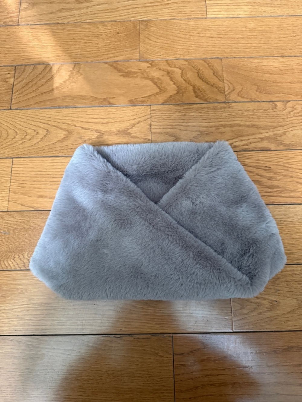 Banana Republic Taupe Faux Fur Scarf